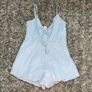 Blue romper